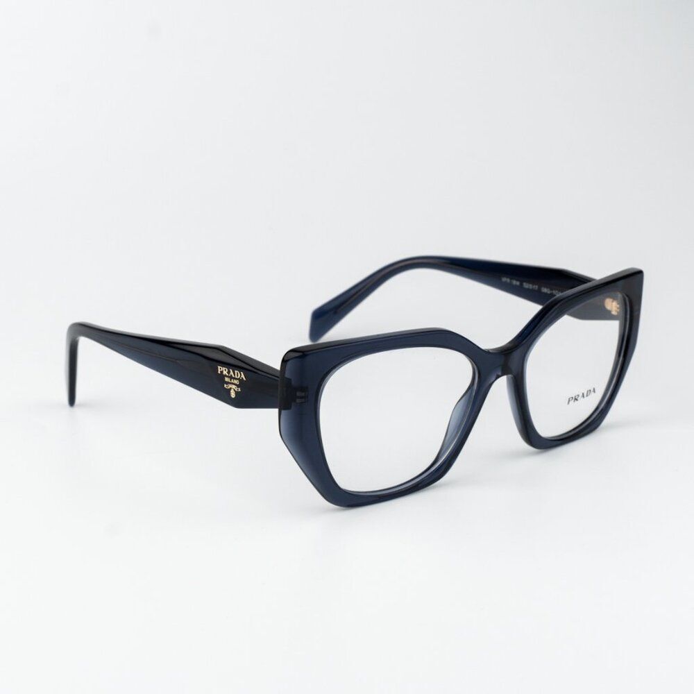 Prada Women Eyeglasses Blue Crystal Cat Eye PR18WV 08Q1O1 BRAND NEW - Picture 8 of 8